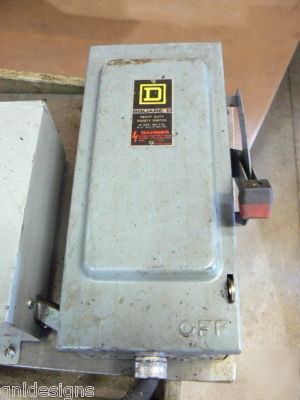 Square d size 0 starter+30A disconnect+transformer assy