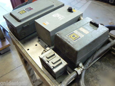 Square d size 0 starter+30A disconnect+transformer assy
