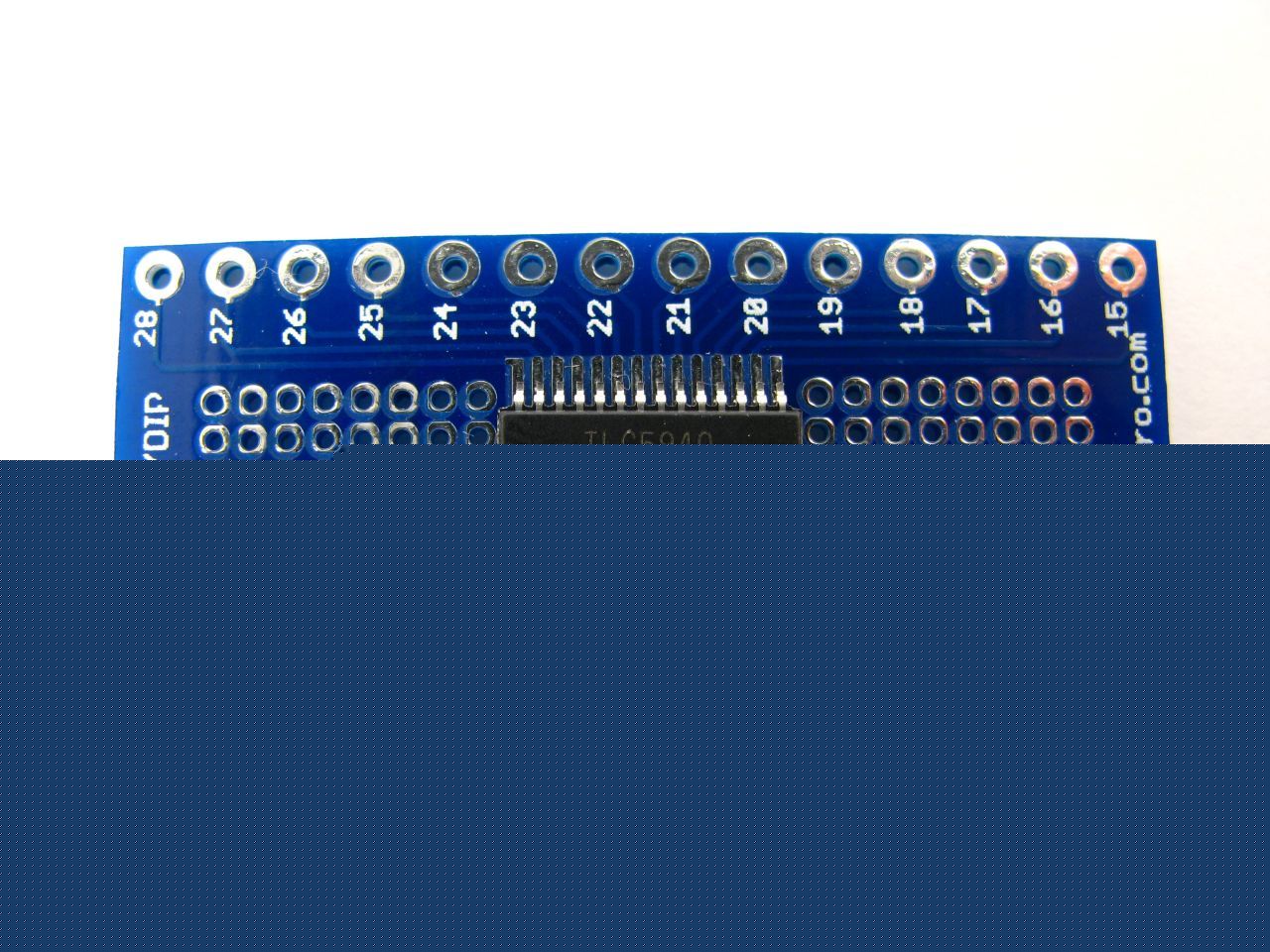 TLC5940PWP smt led driver & adapter; TLC5940 TLC5940NT