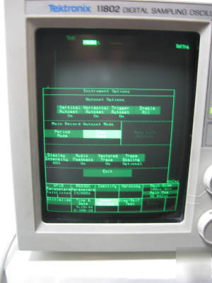 Tektronix 11802 digital sampling oscilloscope warranty