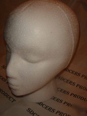 Wig head styrofoam model mannequin nice watch vid