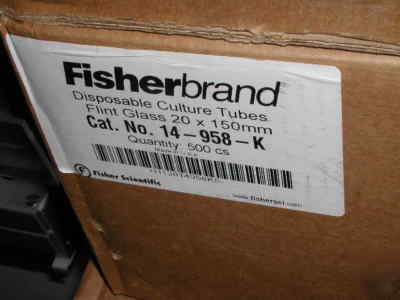 Fisherbrand 14-958K tube cult dsp 20 x 150MM, 500 cs