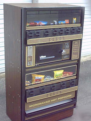 2 tier snack machine with free microwave