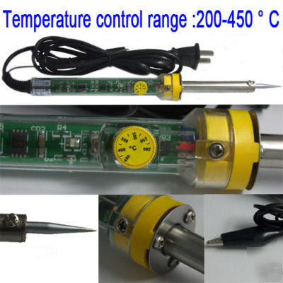 60W temperature adjustable soldering iron welding tools