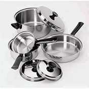 7-piece tri-ply cookware set