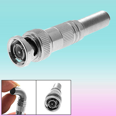 Cctv bnc camera male connector adapter to coaxial cable