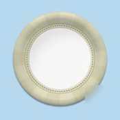 Dixie ultralux paper plate - paper - 8.75