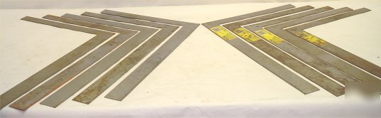Lot 10 stanley 45-500 carpenter squares 24