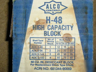 Lot of 4 alco controls high capacity block h-48 filter