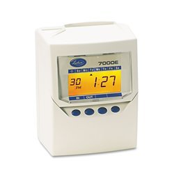 New 7000E automatic totalizing time recorder, gray (...