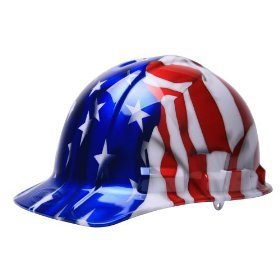 New ao safety american flag usa patriotic hard hat 