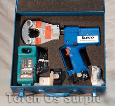 New ilsco battery powered compression crimp tool idtb-6 