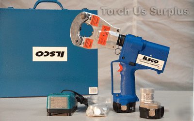 New ilsco battery powered compression crimp tool idtb-6 