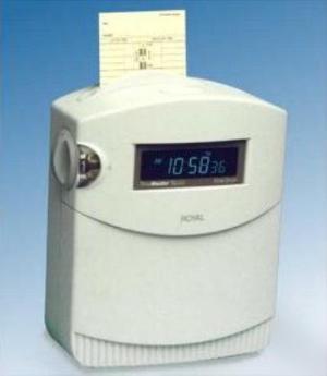 New royal time clock TC100 electronic punch timeclock 