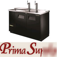 New true commercial 2 keg club top beer dispenser