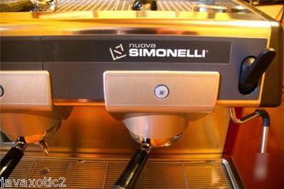 Simonelli aurelia semi 2 gr espresso machine - red demo