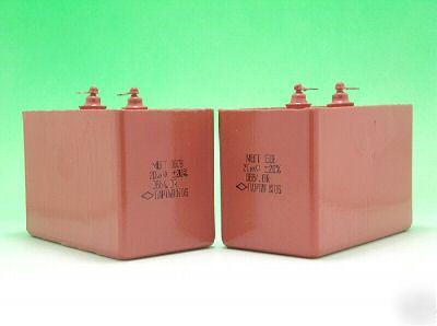 Tested & matched pair of mbgt 20UF 160V pio capacitors