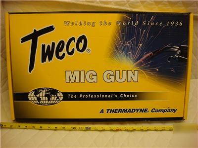 *tweco 400AMP air cooled spray master mig gun MS415-116