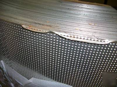 Metal ~ coil of perforated metal .010