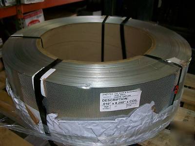 Metal ~ coil of perforated metal .010
