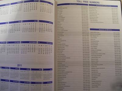 New 2010 monthly planner tan 7.5