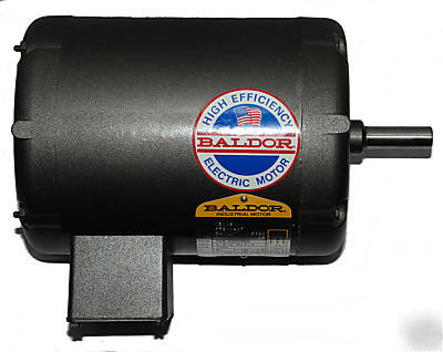 New baldor 1 hp 1725RPM 3 phase motor in box 