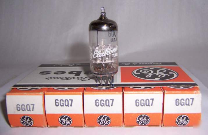New in box ge 6GQ7 ham radio tubes - 6BJ7 6BC7