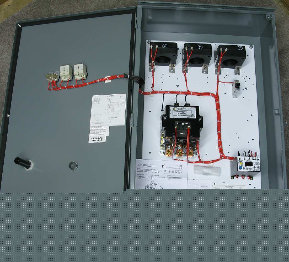 New square d 8536SFA1 combination starter, size 4, 