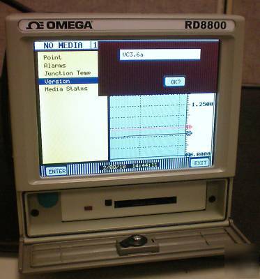 Omega paperless recorder data acquisition system RD8800