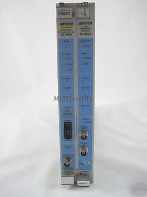 Spirent adtech ax/4000 401382 & 401400 modules