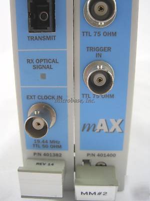 Spirent adtech ax/4000 401382 & 401400 modules