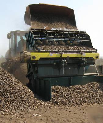 Topsoil screener screeners dirt rock gravel screen 