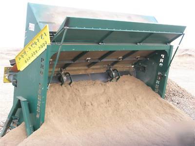 Topsoil screener screeners dirt rock gravel screen 