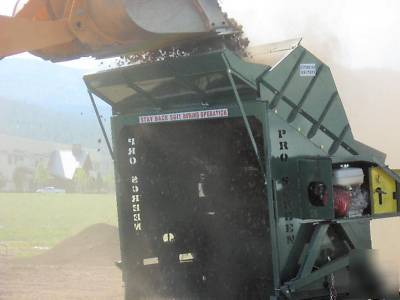 Topsoil screener screeners dirt rock gravel screen 