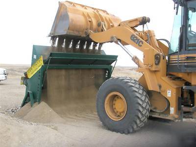 Topsoil screener screeners dirt rock gravel screen 