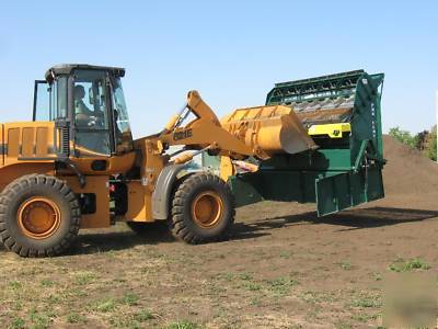 Topsoil screener screeners dirt rock gravel screen 