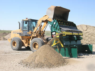 Topsoil screener screeners dirt rock gravel screen 