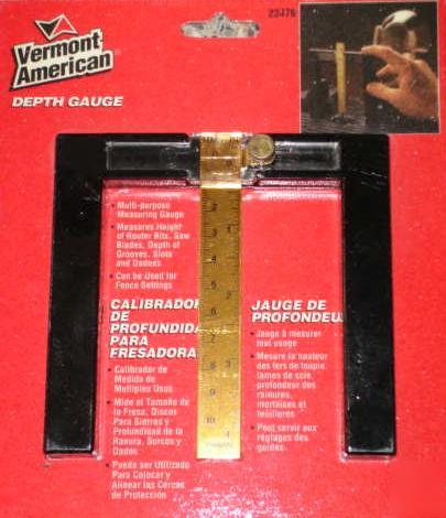 Vermont american multi-purpose router depth gauge-23476
