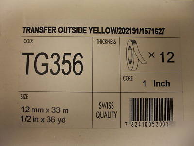 Wholesale lot of adhesive transfer tape TG356