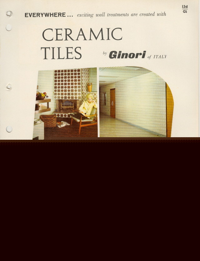 Zanin catalog richard ginori ceramic tiles italy milan 