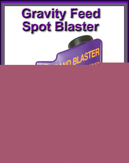 New gravity feed spot sand blaster blasting 4 auto wood