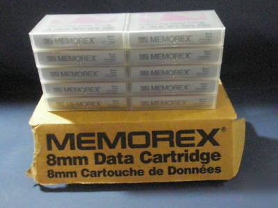 New - memorex 8MM data cartridge â€“ (lot of 20) / 112M