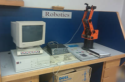Scorbot er iii robotic arm - working