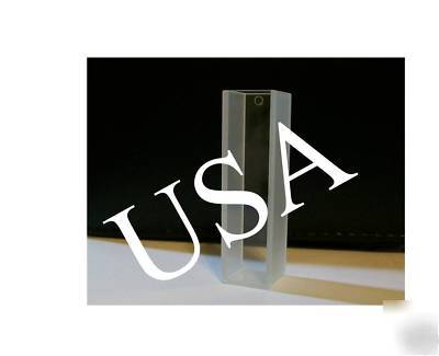 Standard quartz cuvette 1.0 cm 10 mm with lid 2 sides