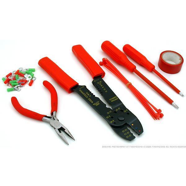 14PC electrical tool kit wire strippers screwdrivers