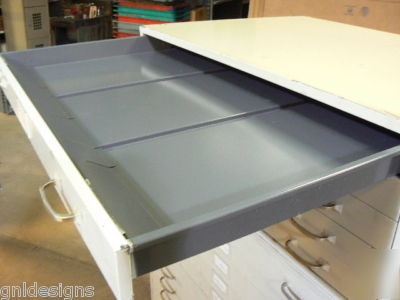 5 drawer blueprint plan map flat file architect cabinet