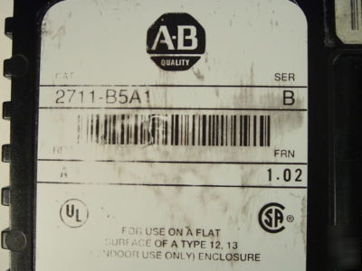 Allen bradley panelview 550, 2711-B5A1, good condition