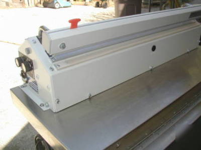 Andersen anpro 24â€ impulse heat bag sealer with stand