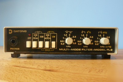 Datong fl-2 multimode audio filter