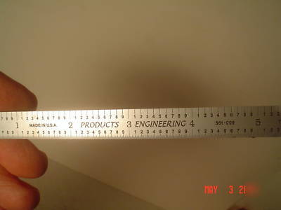 (10) machinist scales, rulers, 6